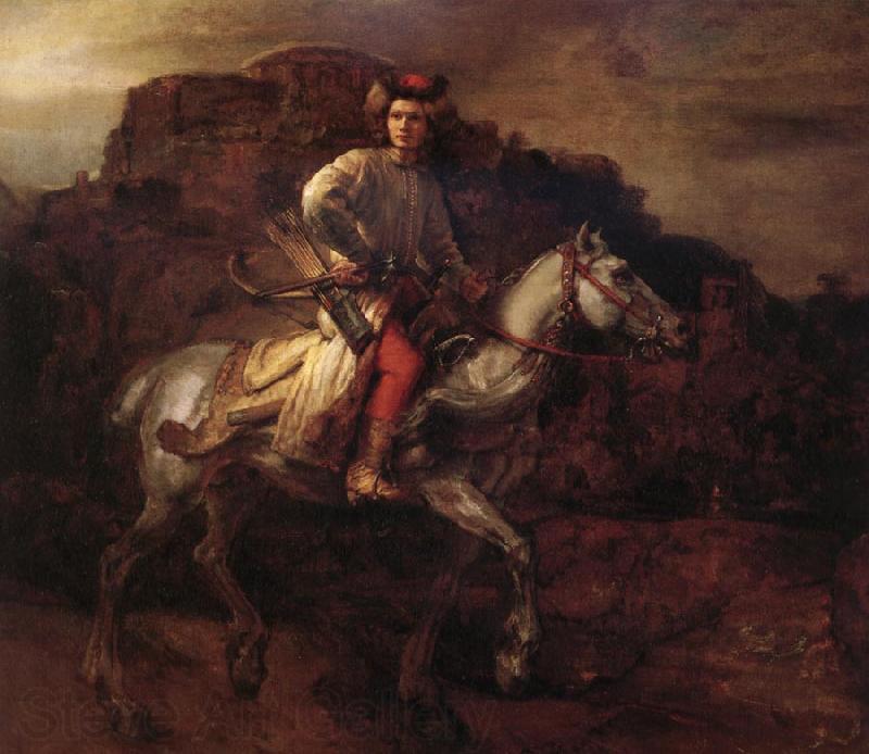 Rembrandt van rijn The polish rider